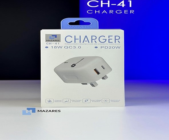 آداپتور شارژ دو پورت مازارس MAZARES-CH-41
