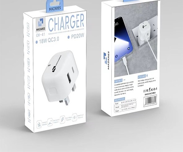 آداپتور شارژ دو پورت مازارس MAZARES-CH-41 - Image 4